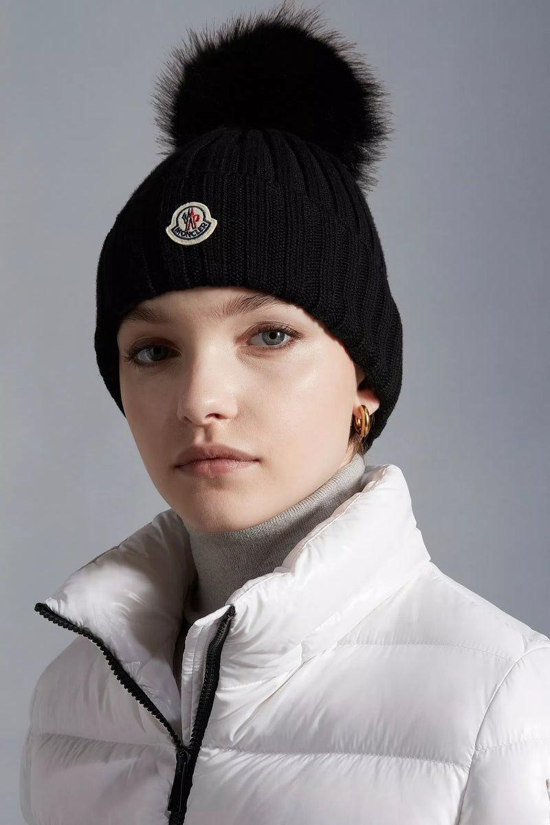 MONCLER BEANIE BLACK – mania-k webshop