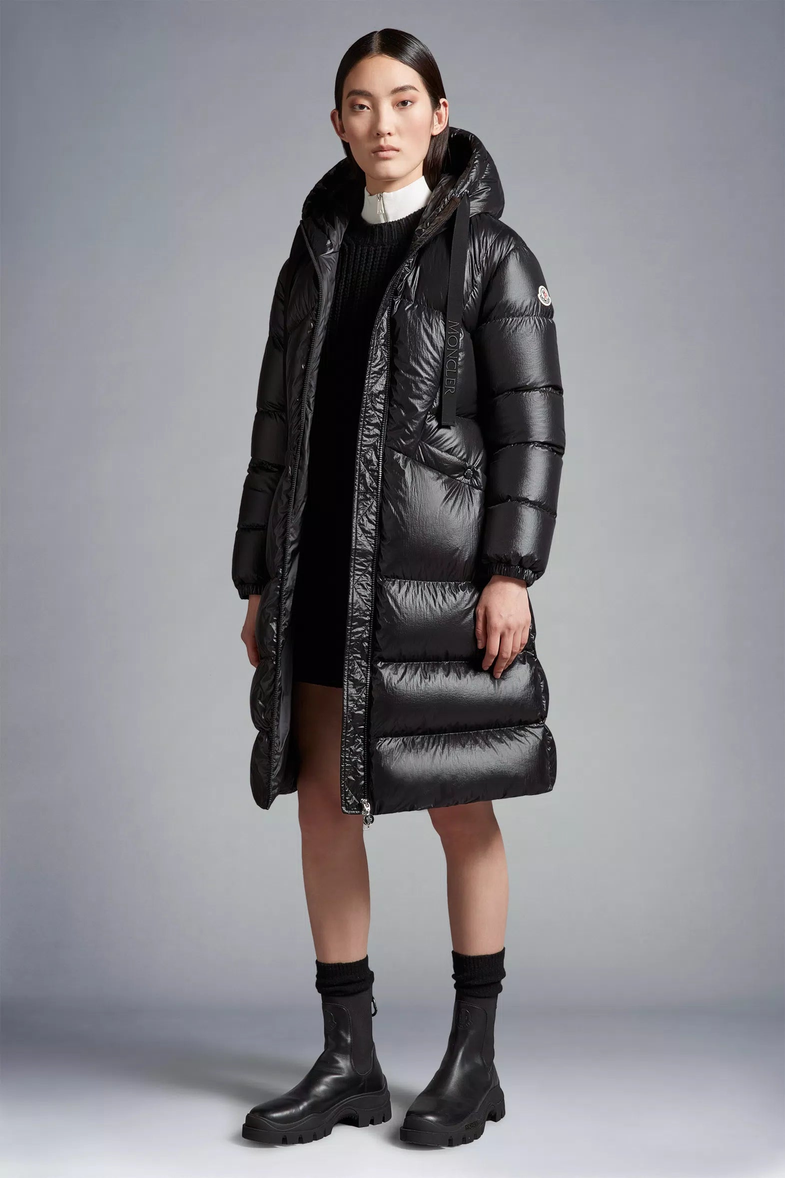 MONCLER SELENGA LONG DOWN JACKET BLACK mania k webshop